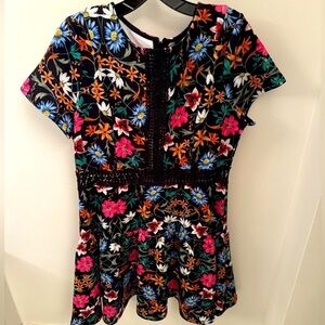 Alexia Admor Alexa Lace Trim Fit & Flare Dress